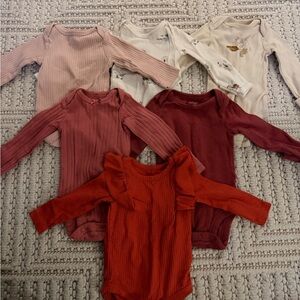 Long Sleeve Newborn Bodysuit Bundle